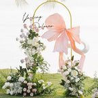Asee'm 6FT Gold Metal Arch Backdrop Stand Wedding Balloon Background - Image 5