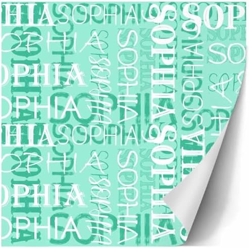AOFUN Wrapping Paper Roll with Printed Name Gift Wrap Funny Happy Birthday Gift Wrap Birthday Wrapping Paper For Men Christmas Paper Wrap 5 Rolls 58" x 23" - Image 3