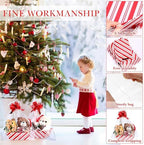 Thenshop 44 Pcs Empty Gift Basket Bulk,Basket Gifts, Red, White, Stripe - Image 6