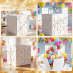 Kolldenn Extra Large Gender Reveal Gift Box with Lid Bows, 28x28x28, Gold - Image 6