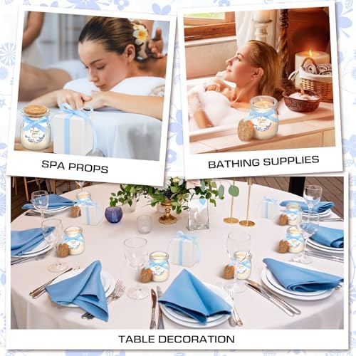 MTLEE 20 Pcs Blue Candle Wedding Favors Bridal Shower Gift for Guests - Image 5