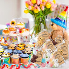 Roowest 48 Set Bear Party Favors Mini Bear Keychains Thank You Gifts - Image 6