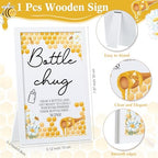 Roowest Bottle Chug Baby Shower Games Favors, Yellow, Bee - Image 2