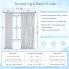 2FTx8FT Silver Glitter Sequin Curtain for Party Photography Backgrounds - Image 6