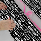 AOFUN Custom Name Text Wrapping Paper For Him Mens Wrapping Paper Christmas Wrapping Paper Thick Wrapping Paper Birthday First Birthday Wrapping Paper Boy 5 Rolls 58" x 23" - Image 4