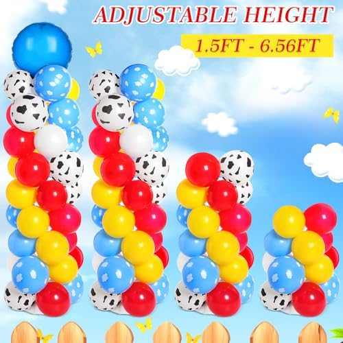 Hungdao 2 Set Toys Inspired Balloon Column Stand Kit Birthday Decorations - Image 6