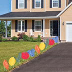 Big Dot of Happiness Locally Grown Yard Signs with Stakes, Farmers Market Baby Shower Party Lawn Ornaments, Fruit & Vegetable Garden Outdoor Decorations - 10 Piece Set - Image 3