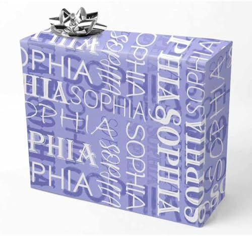 AOFUN Wrapping Paper One Roll Custom Gift Tissue Paper Roll First Birthday Wrapping Paper Boy Personalized Logo Gift Custom Wrapping Paper Picture 5 Rolls 58" x 23" by Unknown