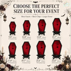 Halloween Wedding Guest Book Coffin Sign in Keepsake Frame - Image 5