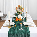 12 Pack 35 x 120 Inch Emerald Green Table Runner Cheesecloth 10Ft - Image 4