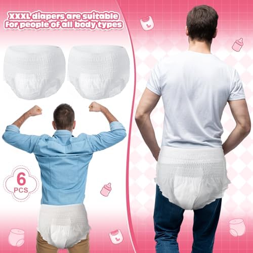 6 Sets Bottle Chug Baby Shower Games Juegos Para Plastic Baby Bottles Bibs Hat Disposable Diapers Gender Reveal Games Baby Changing Diaper Race Game Decoration (Pink) - Image 4