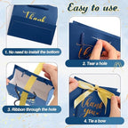 Jetec 45 Pcs Mini Thank You Gift Bag with Handle, Business Blue/gold - Image 5