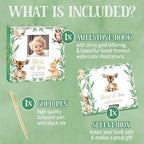 Baby Memory Book Keepsake, Deluxe Edition, First 5 Years, Includes Gold Pen - Image 2