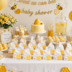 60 Set Bee Themed Baby Shower Favors for Guest Honeycomb Soap, Including Honey Soap with Thank You Card Gift Bags, Return Gifts for Gender Reveal Party Decorations Baby Shower Gifts Souvenirs Prizes - Image 6