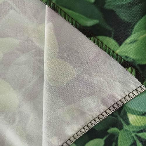 Green Leaves Backdrop - Nature Greenery Polyester Photography Background for Birthday Wedding Decor Soft Fabric Wall Banner | Baby Shower, Safari, Dinosaur Theme Photo Booth(8x6ft) - Image 6