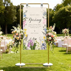 Gold Wedding Welcome Sign Stand Display Easel Stand - Image 6