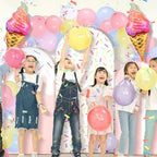 Foilswirl 34 Pcs Ice Cream Arch Backdrop Covers, Ice Cream Party Decoration - Image 3