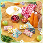 Fourluoo 50 Pack Multicolor Floral Travel Size Tissues, 3 Ply - Image 2