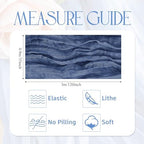 Wokceer Cheesecloth Table Runner Blue 10FT Boho Gauze Runner, 12 Pack - Image 2