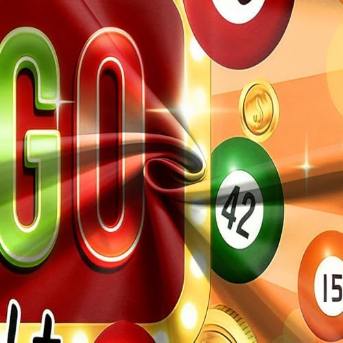 20X10FT Bingo Night Backdrop Banner Bingo Game Night Party Decorations Contest Cards Gold Coins Photo Background for Man Boys Gamer Gaming Night Party Supplies - Image 4