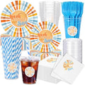 Here Comes The Son Disposable Tableware 25 Pcs, Church, Baby Shower Decor by Unknown