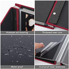 Zesthouse Photo Album Self Adhesive Pages, 60 Pages Magnetic Scrapbook Albums with Sticky Page, Photos Album Holds 8x10 & 5X7 & 4x6 & 6x8 & 3x5, Large Picture Book Ideal Gift for Family Wedding Baby - Image 5