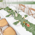 50 Pack Sage Green Napkins 20x20Inch Cheesecloth Napkins - Image 6