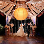 Glooglitter 5 Pcs 30 Inch White Paper Lanterns Large Paper Lamp - Image 5
