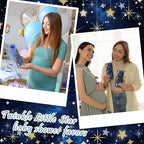 145 Pieces Twinkle Little Star Baby Shower Favors for Guest Moon and Star Ballpoint Pens and Keychains Gifts Bulk Retractable Baby Shower Pens Gender Reveal Thank You Cards Souvenirs Prizes - Image 7