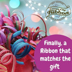 Natural Cotton Curling Ribbon for Gift Wrapping | 100% Biodegradable Holiday Gift Ribbons for Presents & Ribbons for Crafts | Blue Colored Curling Ribbon | 3/16, 1/2 & 5/8 Inch (Sky Blue) - Image 3