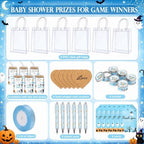MotiMind 6 Sets Blue Halloween Baby Shower Prizes for Winners Guest Game - Image 2