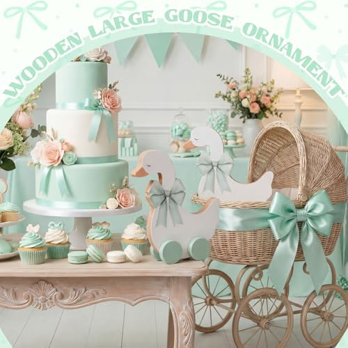 2 Pcs Silly Goose Table Centerpieces One Silly Goose Baby Shower Decor - Image 3