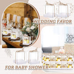 36 Set 3.5x3.5x4 in Candle Gift Package Transparent, White, 24 Set - Image 5