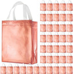 BLEWINDZ 100 Medium Reusable Gift Bags with Handles - Ideal Party Favors & Shopping Bags (10 Colors) by BLEWINDS