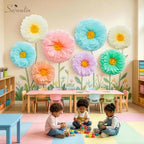 Serwalin 8 Pcs 31.5*24*20" Pastel Giant Paper Flowers Decorations for Wall - Image 3