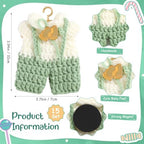 LemonRoad 15 Pcs Baby Shower Favors for Boy or Girl Baby Shower Prizes for Guests Sweater Refrigerator Magnet with Box Coat Hangers Acrylic Feet for Thank You Gifts Gender Reveal Baptism Party(Green) - Image 2