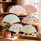 Roowest 36 Pcs Strawberry Party Favors, Folding Paper Hand Fans Bulk - Image 4