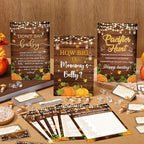476 Pcs Fall Pumpkin Baby Shower Games, 8 Activities, Pacifier Hunt Games - Image 2