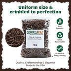 10LB Chocolate Crinkle Paper Gift Basket Filler USA Made - Image 3