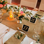 Suzile 100 Pcs Table Numbers 1-100 Acrylic Double Sided,Black and Gold - Image 2