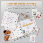 Keepsake Baby Memory Book for Baby Boy or Girl – Timeless Gender Neutral Baby Journal Scrapbook Photo Album for First 5 Years – Milestone Book to Record Every Event from Birth to Age 5 - Image 4
