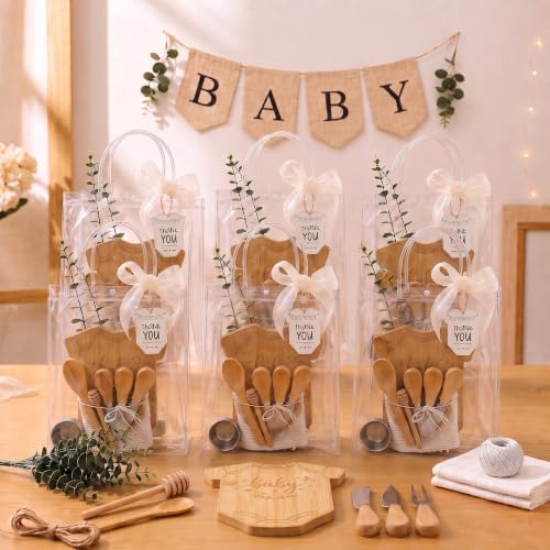 81Pcs Baby Shower Prizes for Game Winners，6 Sets Cheese Board (Bodysuit) - Image 4
