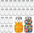Mumufy 24 Pcs Bear Shaped Plastic Jars Empty Containers for Candy, 12 oz by Mumufy