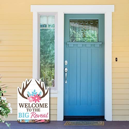 Big Dot of Happiness Buck or Doe - Party Decorations - Hunting Gender Reveal Party Welcome Yard Sign - Image 3