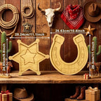 Western Party Decorations Wooden Cowboy Baby Shower Charcuterie Board Trays - Image 5