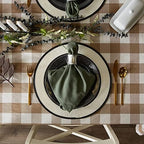 DII Stone Buffalo Check Tablecloth, 60x84 Cotton Farmhouse Rectangular - Image 4