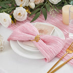 50 Pack Cheesecloth Napkins 20"x20" Blush Pink Gauze Boho Napkins - Image 6