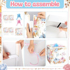 AmazingSpark 28in Giant Gender Reveal Gift Box Kit, Pumpkin - Image 3
