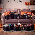 CHENGU 6 Pack Christmas Storage Bin Collapsible Christmas Skeleton Basket - Image 3