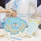 xiheer Baby Shower Guest Book Alternatives, Cloud Baby Shower Decorations - Image 6